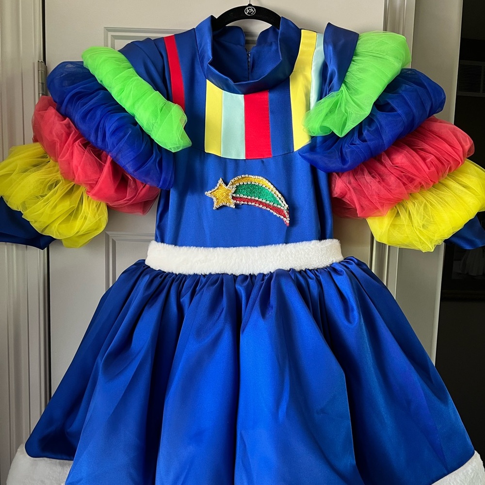 Custom rainbow brite costume size 0-4 women’s
